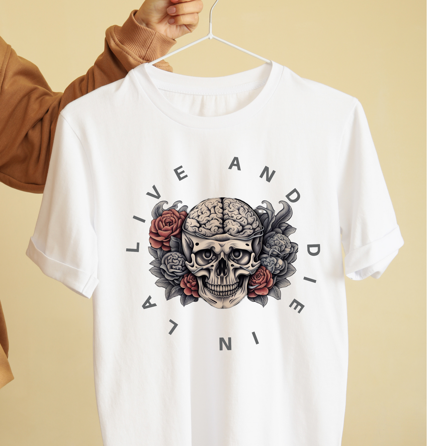 Los Angeles live and die in la tees unisex available in white and black