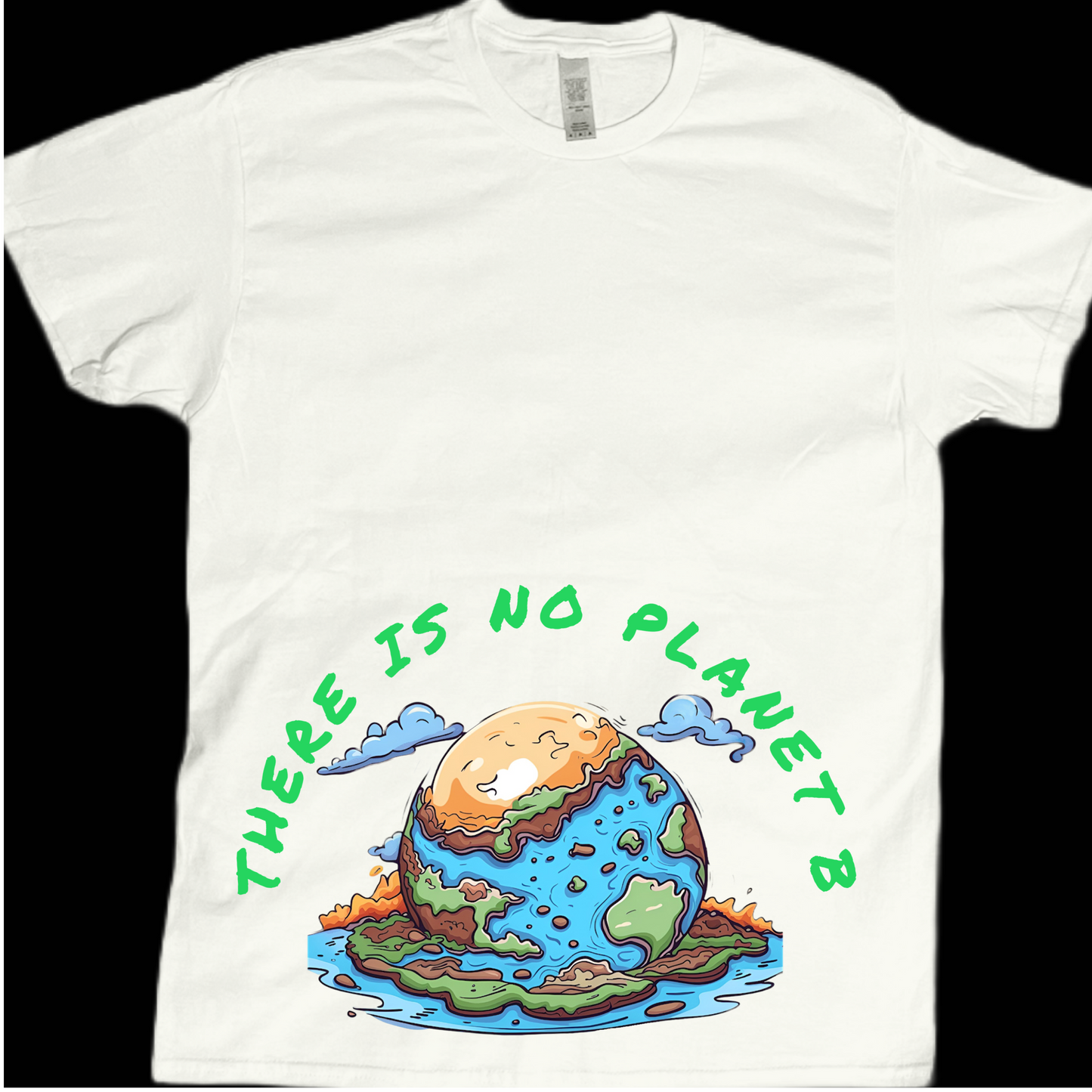 Planet earth no alternative unisex available in white and black