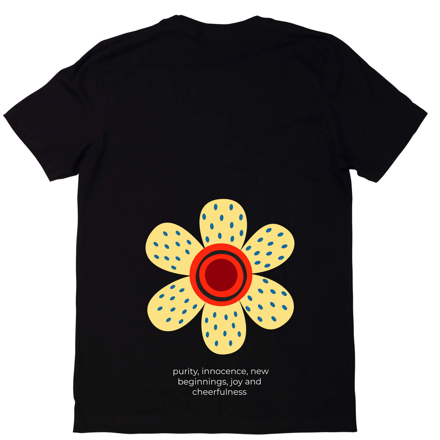 flower daisy good vibes quotes graphic tees unisex