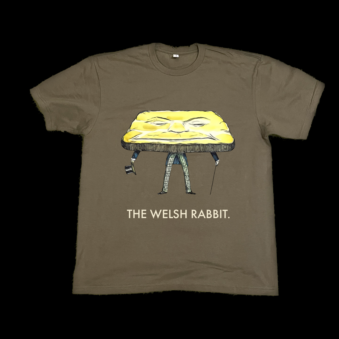 The Welsh Rabbit toast graphic tees unisex