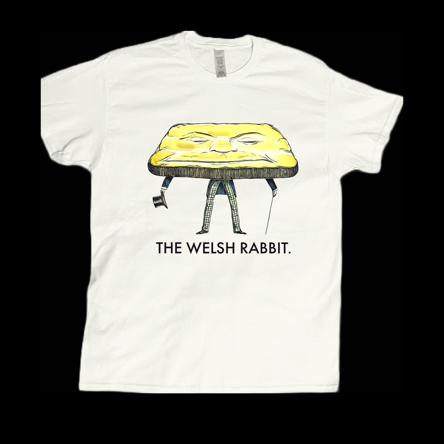 The Welsh Rabbit toast graphic tees unisex