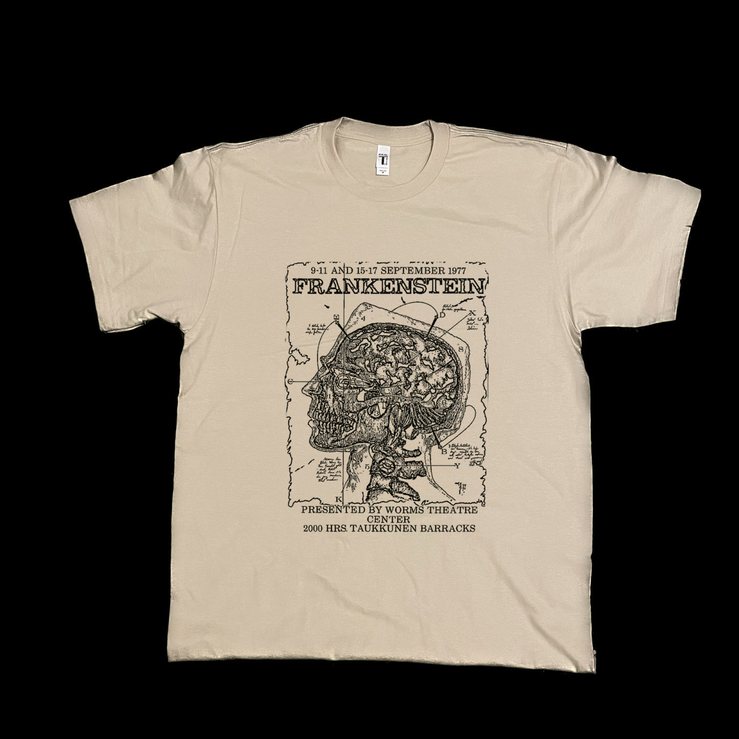 Vintage inspired graphics Frankenstein poster graphic tees unisex