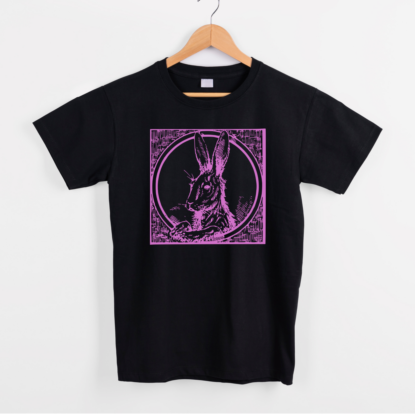 Animal vintage graphic inspired bunny poster tees unisex