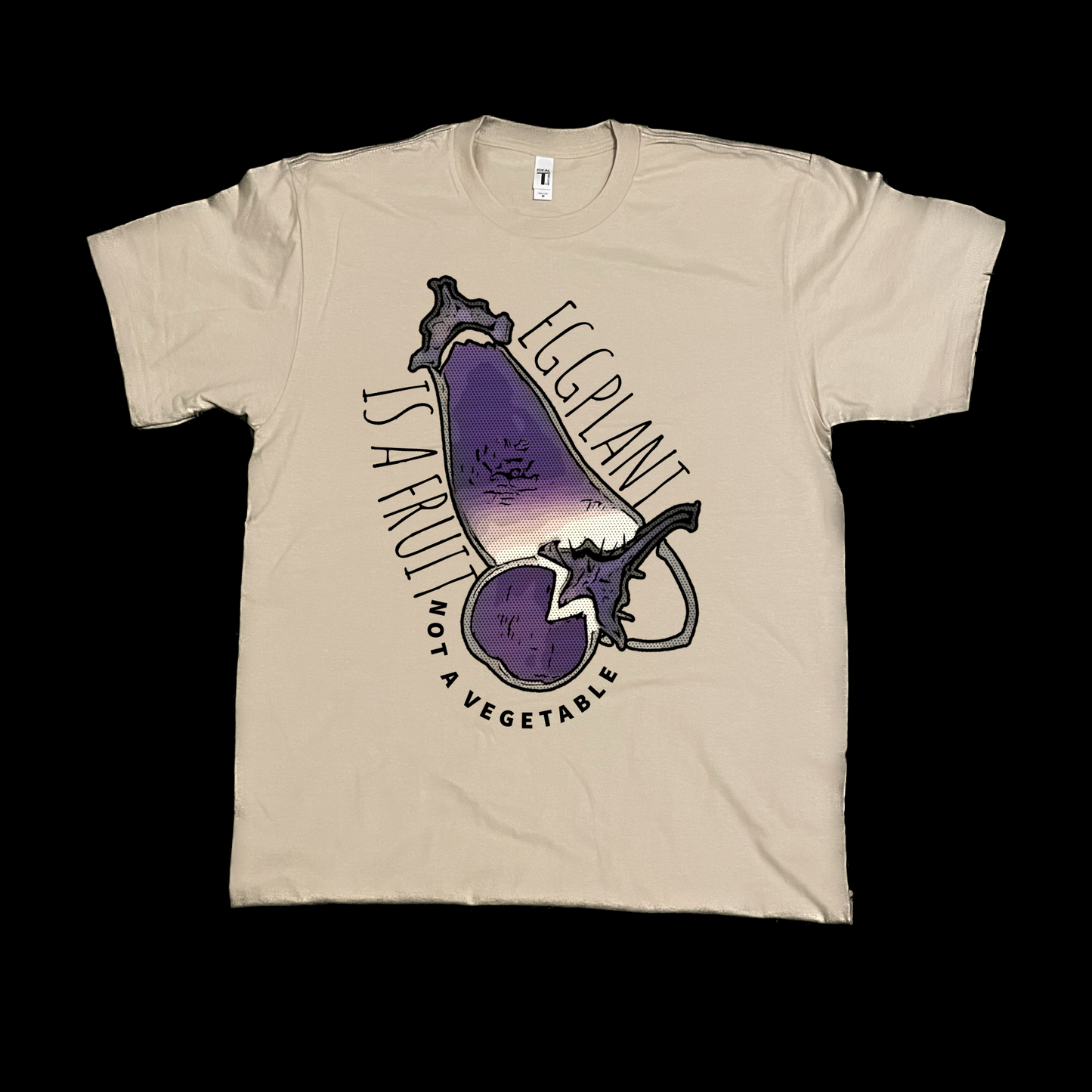 Eggplant is not a vegetable graphic tees unisex