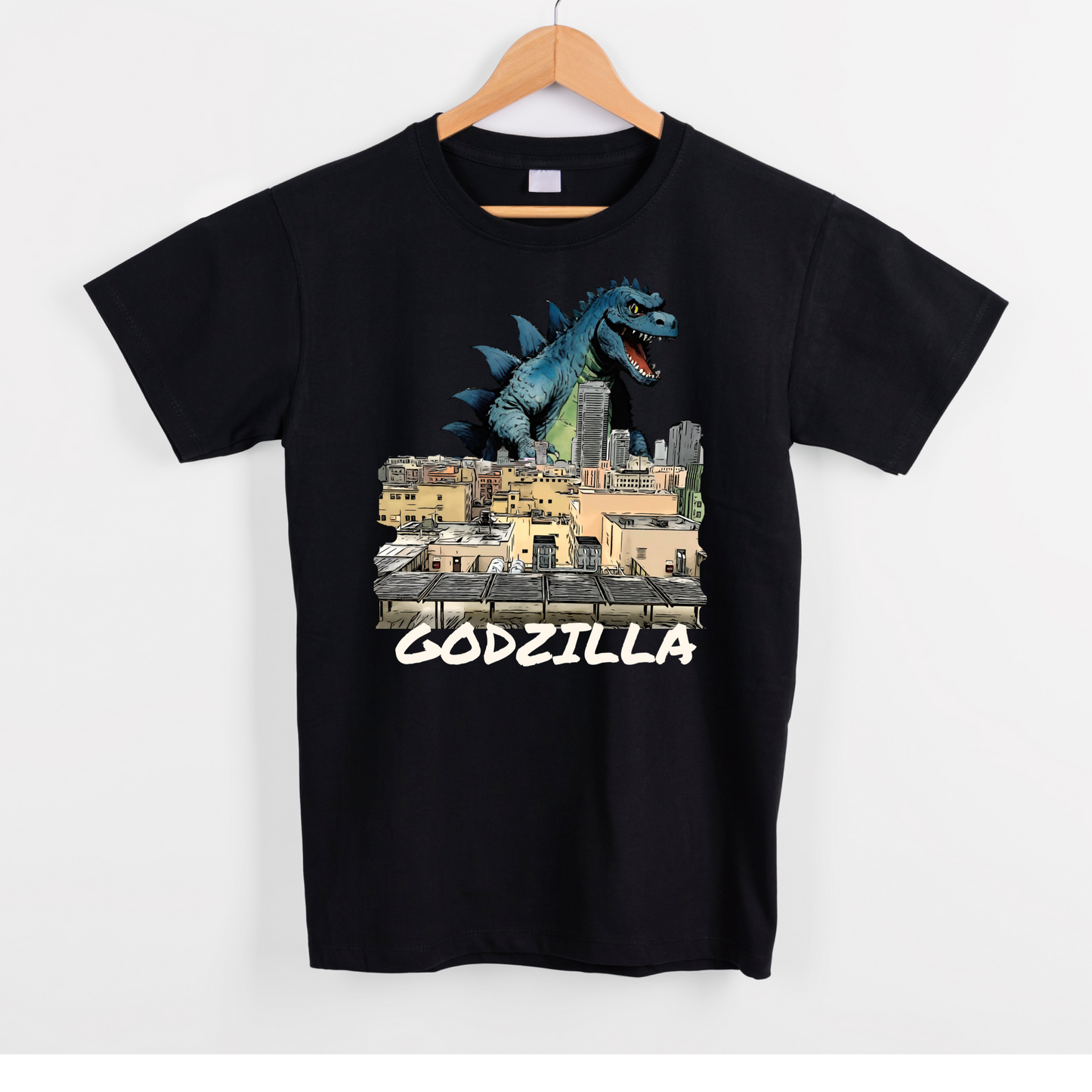 Vintage graphics Godzilla in los angeles graphic tees unisex