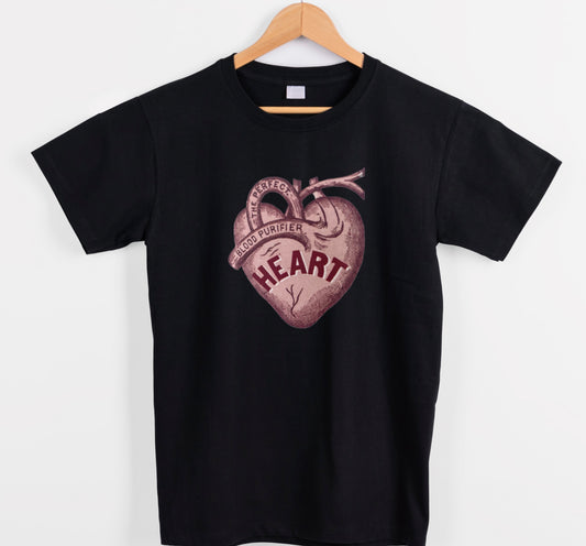 Heart graphic tees unisex