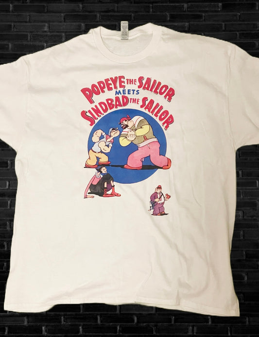 Vintage graphics of popeye the sailor art graphic tees unisex