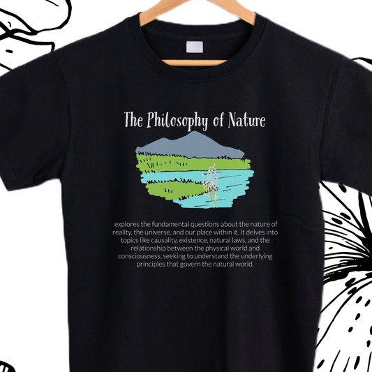 The philosophy of nature graphic tees unisex