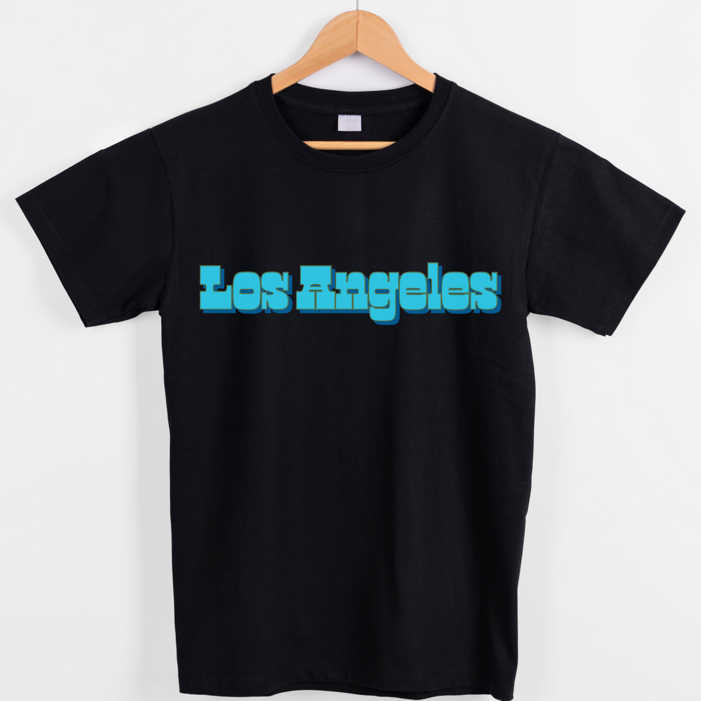 Classic Los Angeles City graphic tees unisex available in white and black