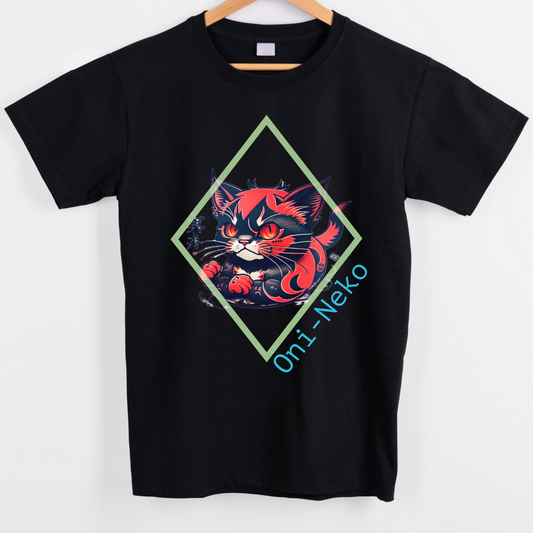 Oni-Neko Japanese demon cat unisex