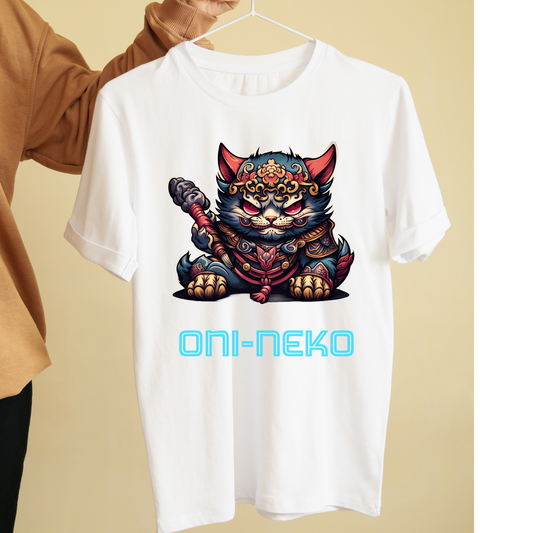 Oni-Neko Japanese demon cat unisex
