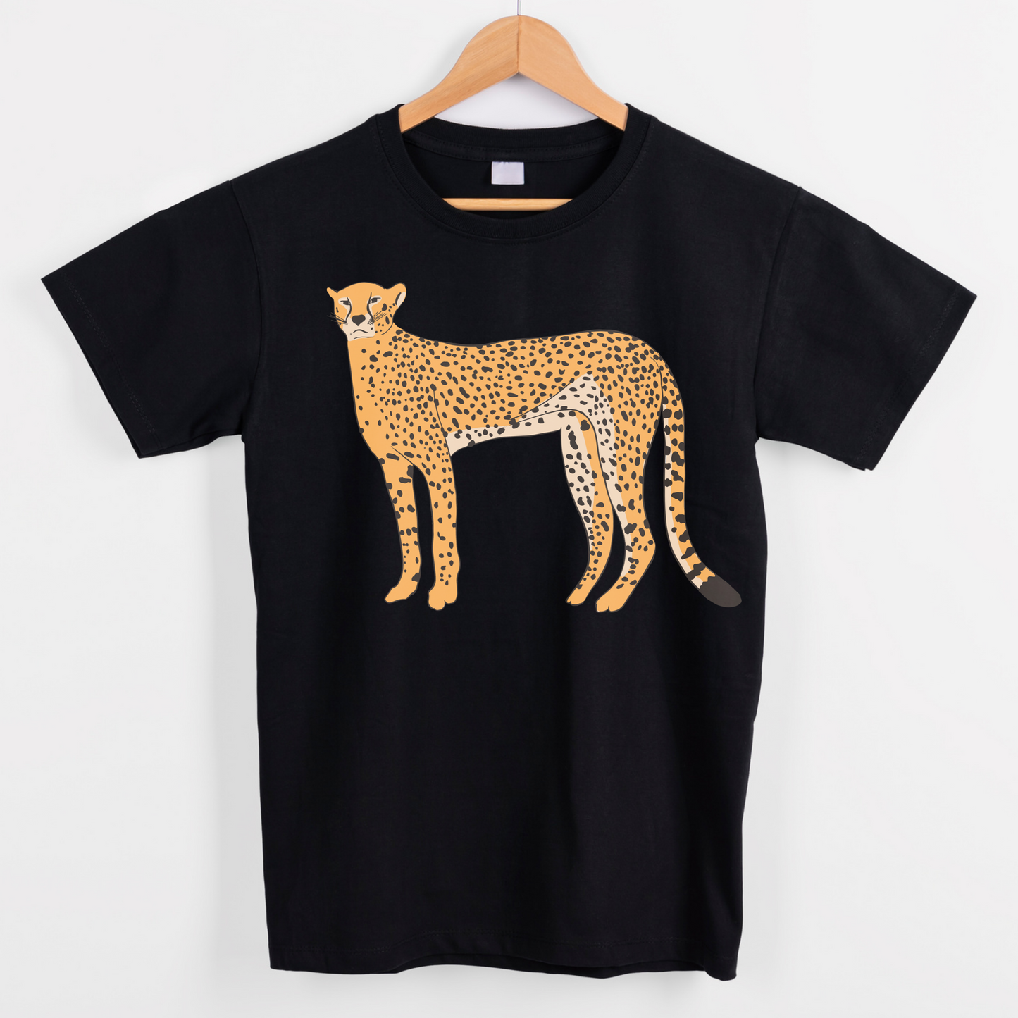 Animal cheetah graphic tees unisex