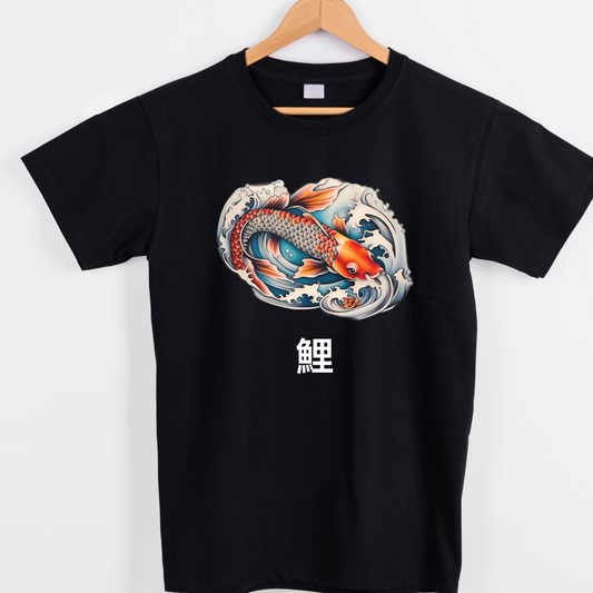 Animal japanese koi 鯉 pet graphic tees unisex