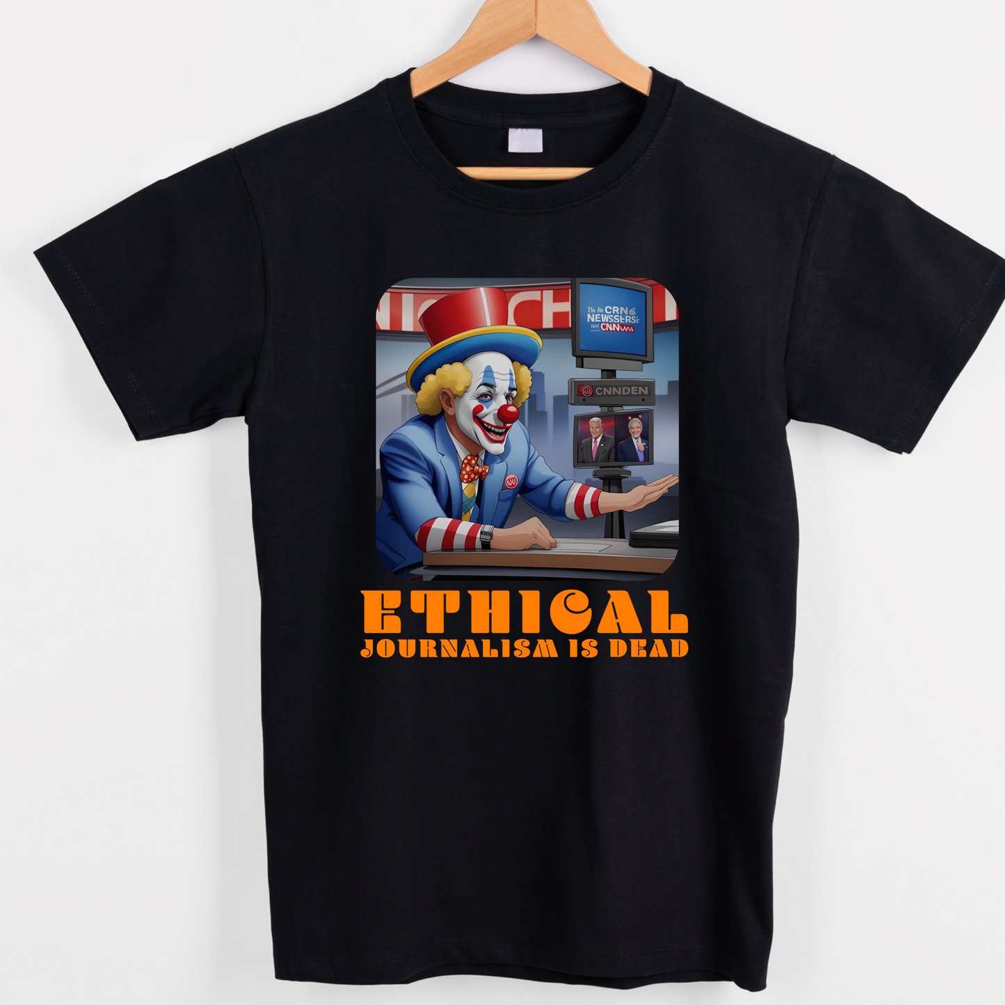 Ethical journalism is dead graphic tees unisex