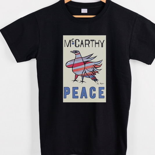 Peace vintage style symbol by McCarthy graphic tees unisex