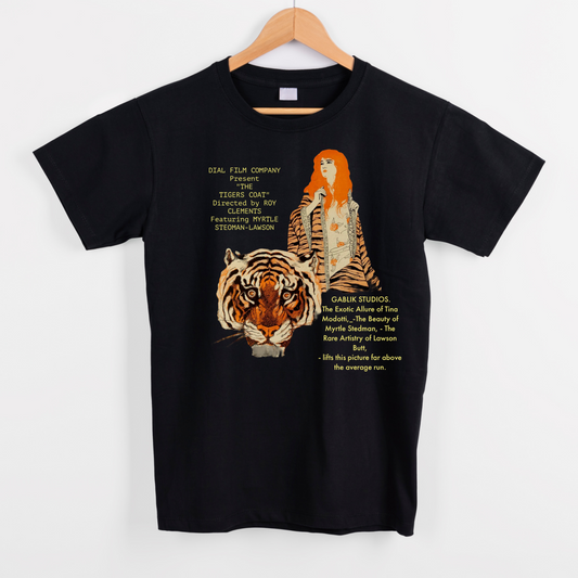 Vintage graphics Tiger Coat poster art open domain graphic tees unisex
