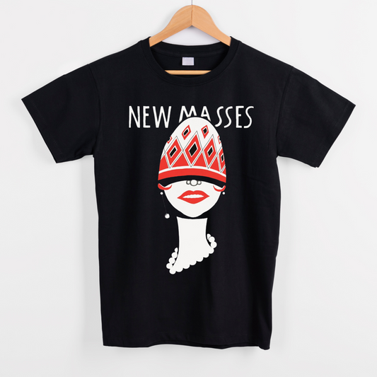 Vintage inspired graphics New Masses poster art open domain graphic tees unisex