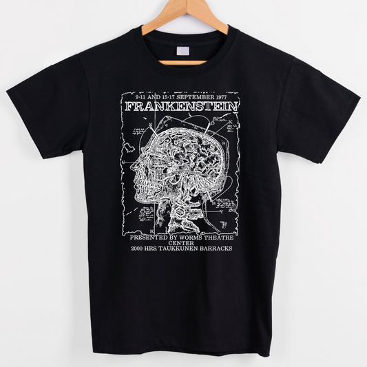 Vintage inspired graphics Frankenstein poster graphic tees unisex