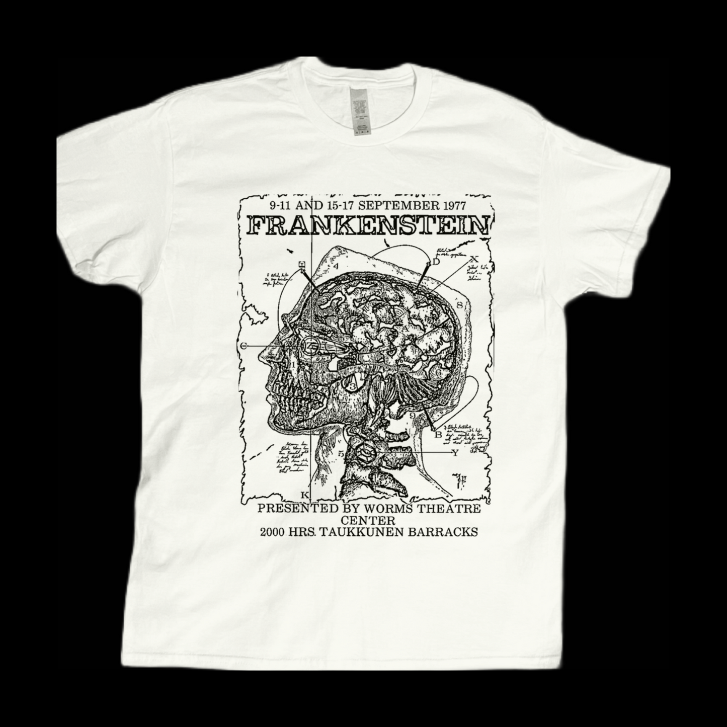 Vintage inspired graphics Frankenstein poster graphic tees unisex