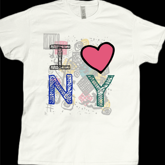 I Love New York graphic tees