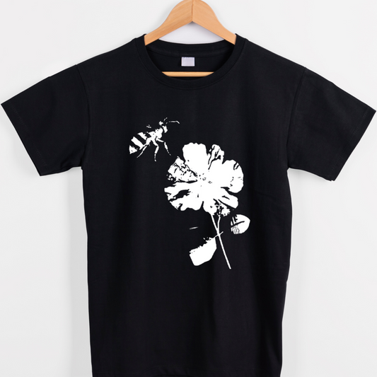 Bee’s and Flowers sketch graphic unisex