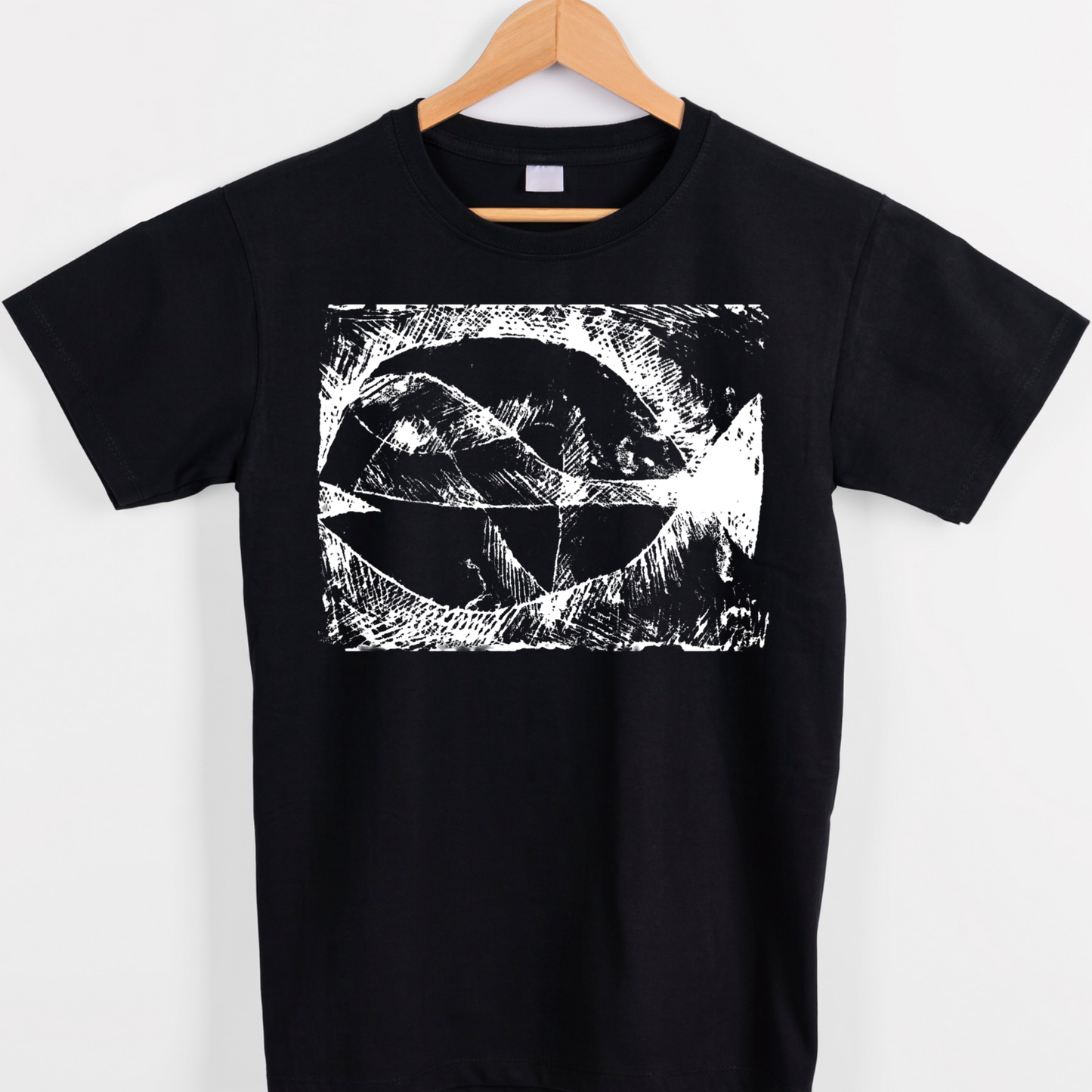 Animal abstract sketch fish graphic tees unisex