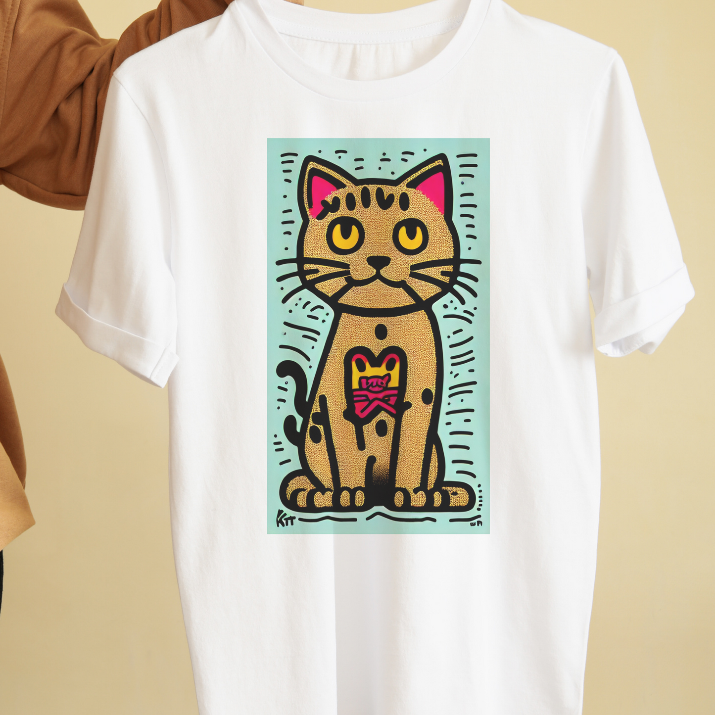 Animal cat pet graphic tees unisex