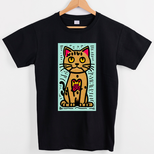 Animal cat pet graphic tees unisex