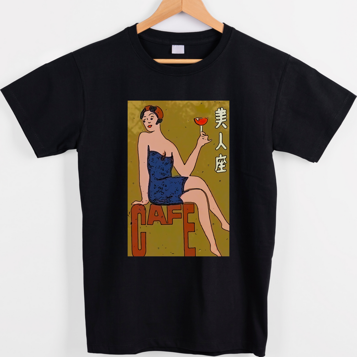 Cafe japanese graphic tees unisex